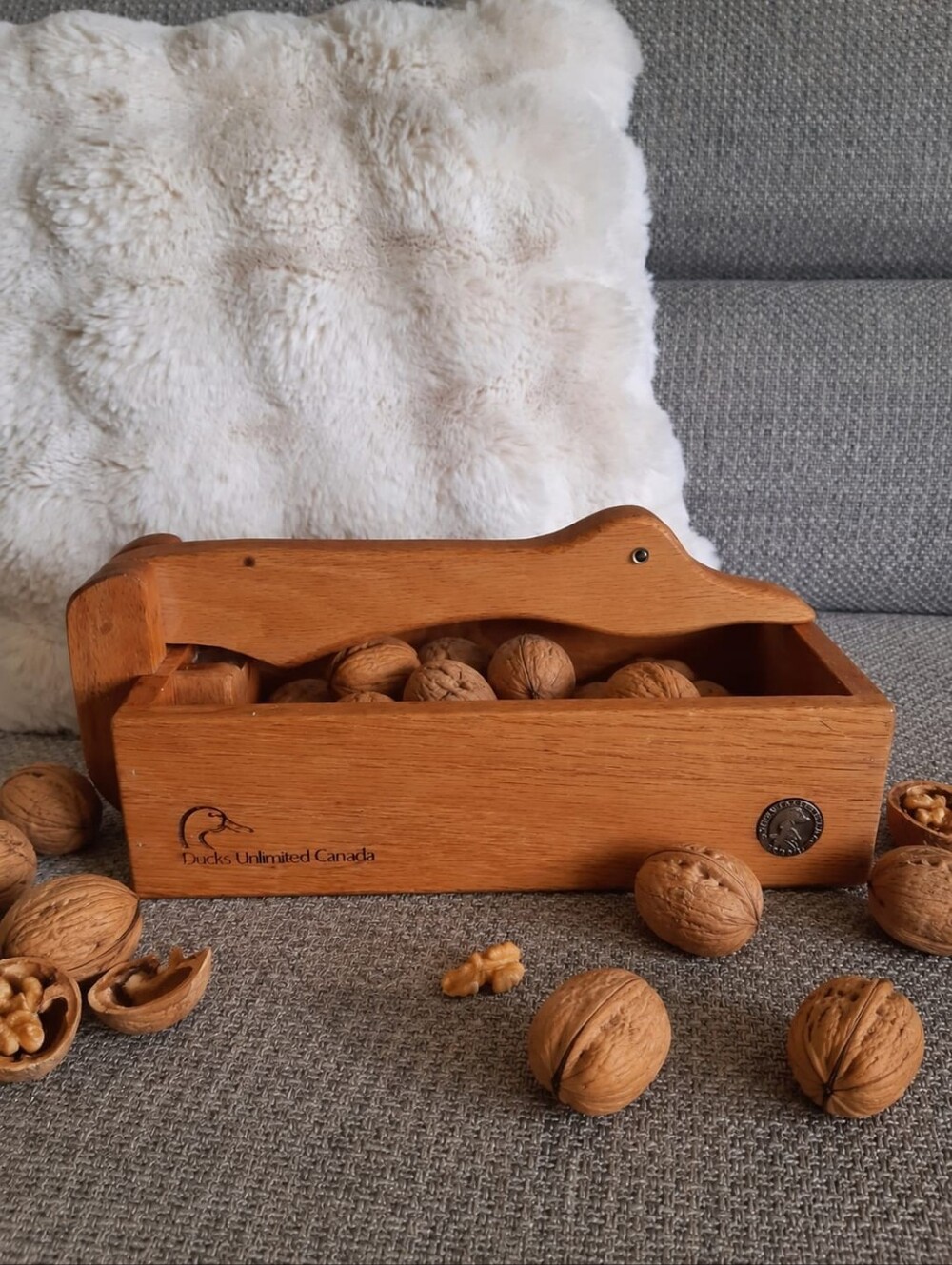 Ducks Unlimited Canada Wooden Nutcracker Box